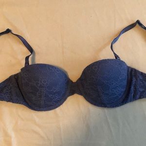 32 B blue lace Victoria’s Secret bra